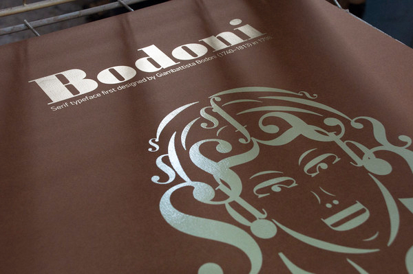 The most Beautiful Bodoni Girl by Andreas Xenoulis