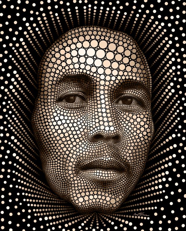 Bob Marley by Ben Heine