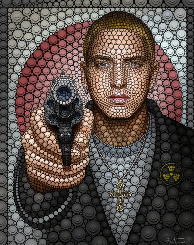Eminem by Ben Heine