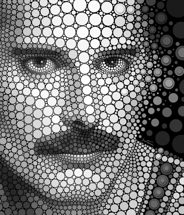 Freddie Mercury by Ben Heine