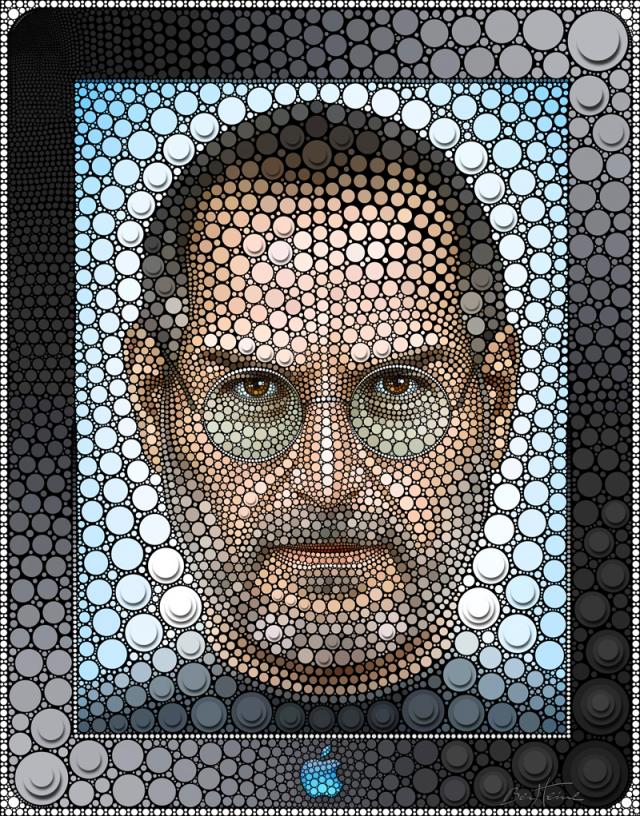 Steve Jobs by Ben Heine