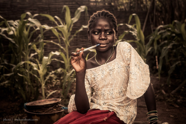 Untitled (Girl with Pen)