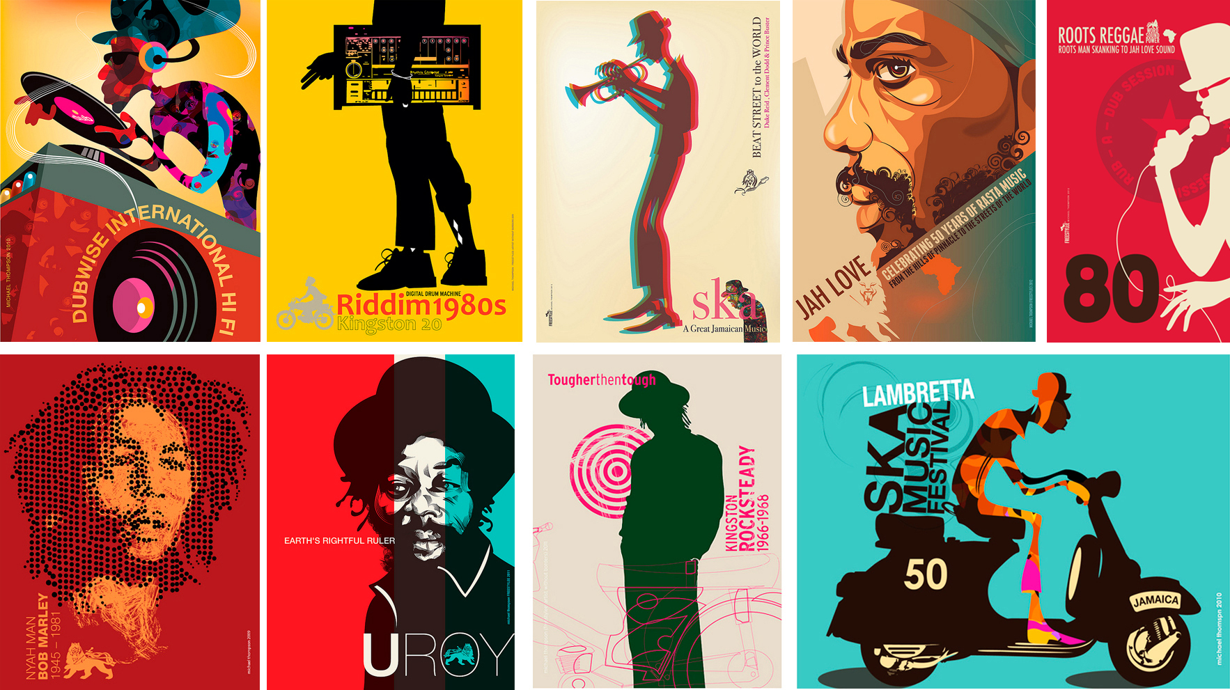 30 Amazing Reggae Poster Art