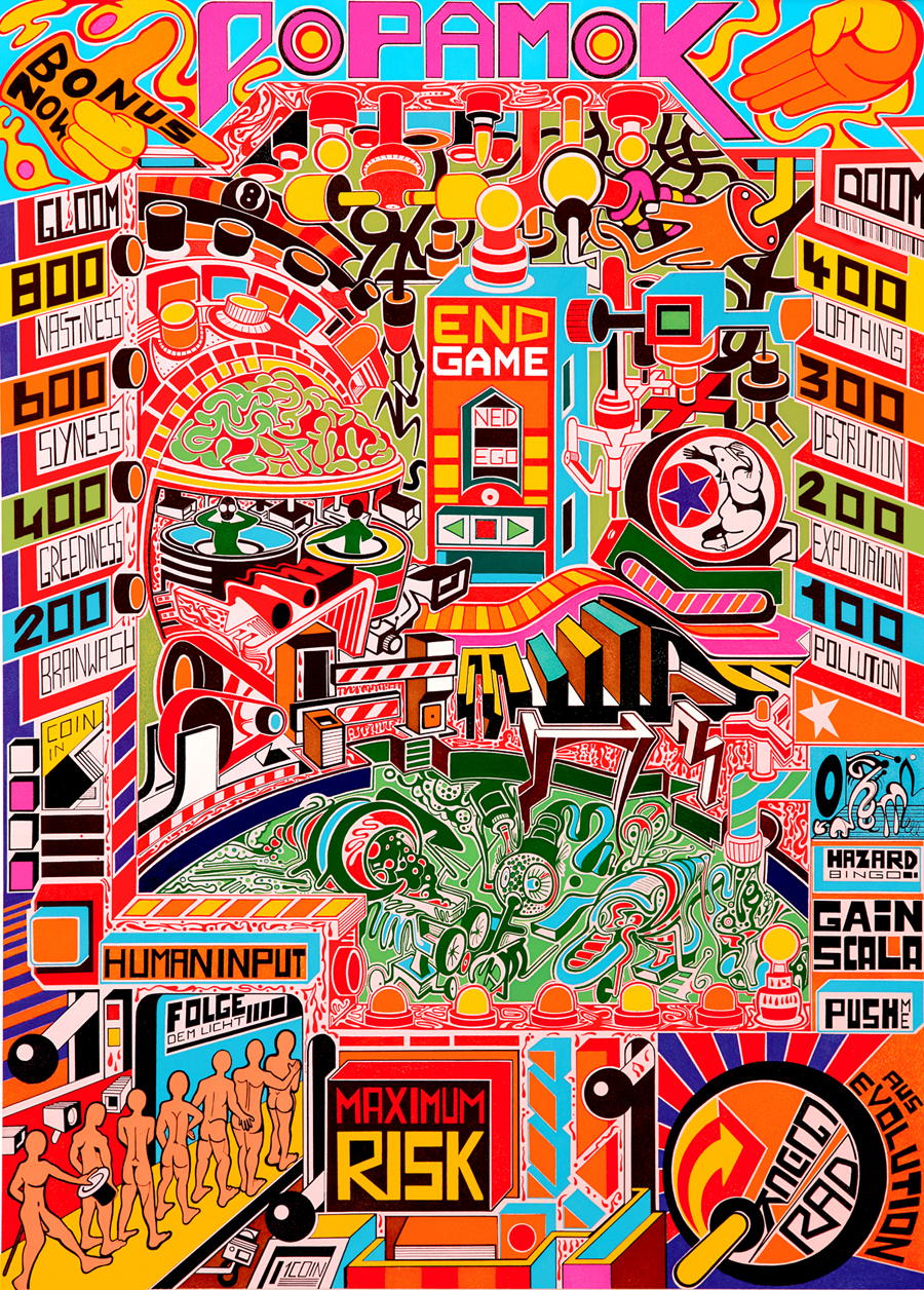 Pop Amok | A craziness of colors, shapes and references…