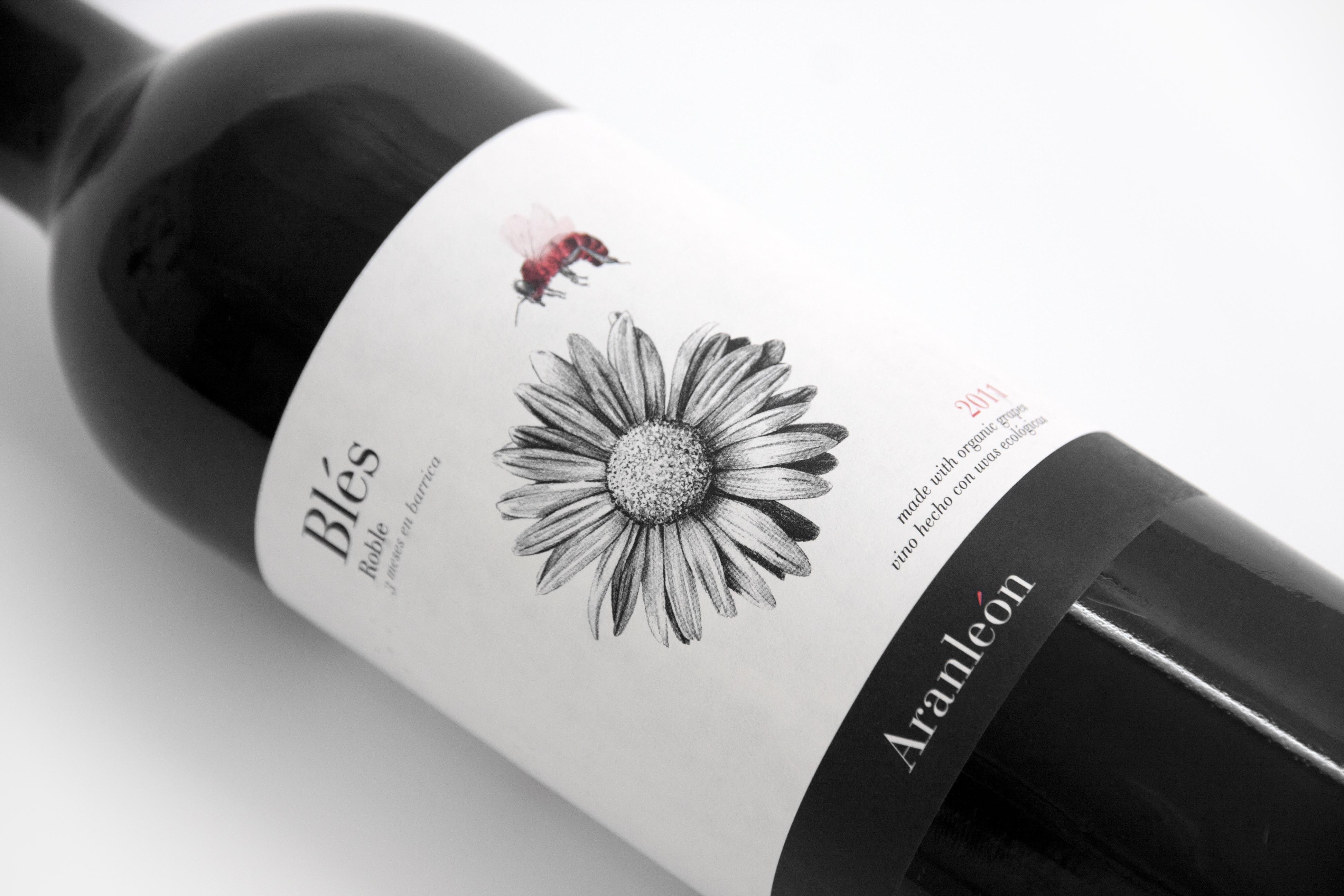 Visual Identity for ‘Blés’ Organic Wines by CuldeSac™