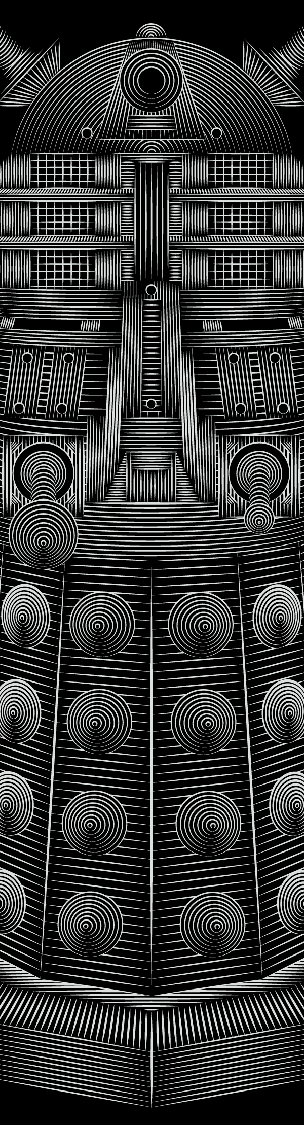 Doctor Who - Dalek (detail) by Patrick Seymour
