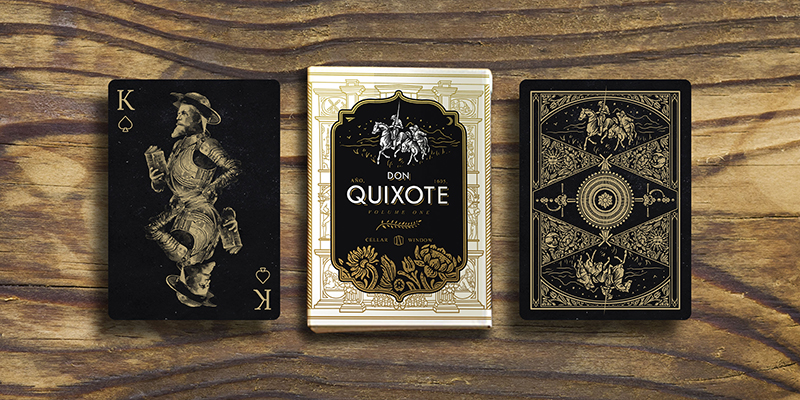 Don Quixote playing cards inspired by his most renowned work