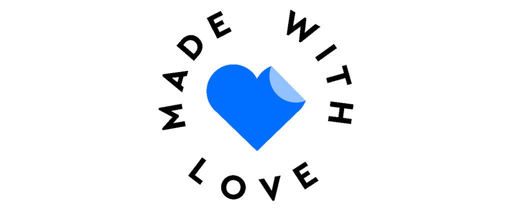 Stickers Made With Love from Sticker.Place