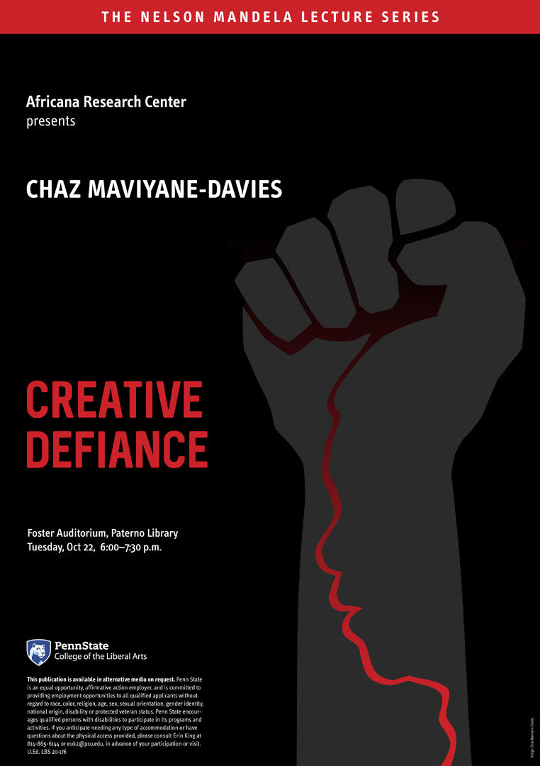 The Nelson Mandela Lecture – Chaz Maviyane-Davies