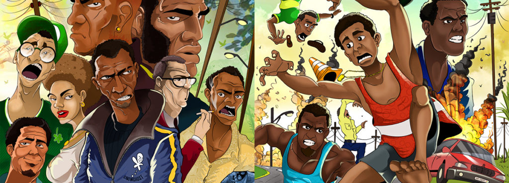 The beautiful Illustrations of the Ghanaian designer Okyere-Afoakwah Charles